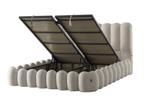 Bambi Vanilla Dream Boxspringbett-Set Viskose Baumwolle Naturfaser 34cm H3