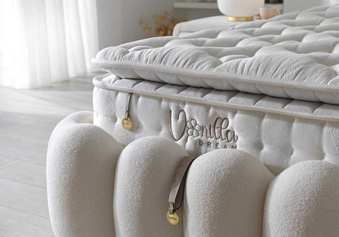 Bambi Vanilla Dream Boxspringbett-Set Viskose Baumwolle Naturfaser 34cm H3