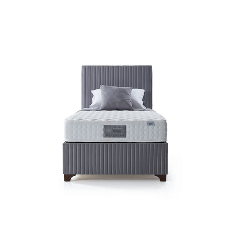 Bronze Rapid Boxspringbett Set: Ultra-Harte Matratze mit 100% Schafwolle, 4-Jahreszeiten-Komfort, Bonell-Federsystem & Luftkapseln – Für erholsamen und hygienischen Schlaf Schlafsinn