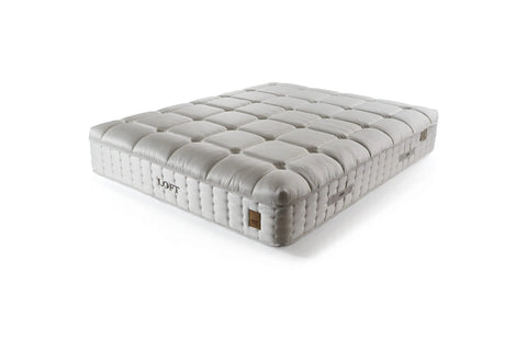 Loft Tabba Boxspringbett Set inkl. Matratze – 1600 Double Pocket Federn, Doppelkern-Technologie für Ungestörten Schlafkomfort Schlafsinn