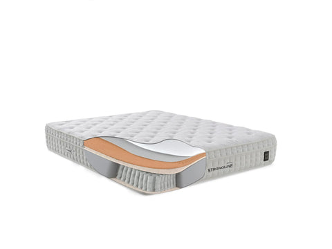 Strongline Sirius Boxspringbett Set inkl. Matratze – 2000 Ultra-harte Taschenfedern für Feste Unterstützung, Ungestörten Schlaf und Optimale Rückenunterstützung Schlafsinn