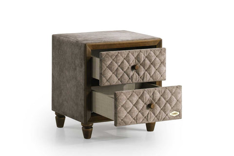 Bambi Bamboo Sleep Boxspringbett-Set H3 Matratze Kopfteil Bettkästen