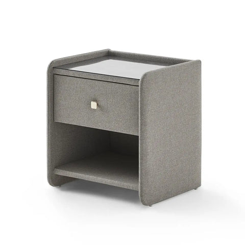 Eleganter Stoff-Nachttisch Paco Schlafsinn