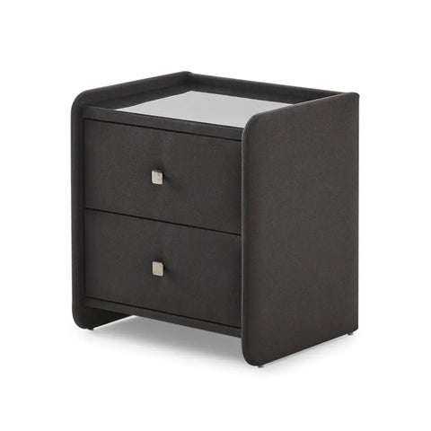 Rendi - Moderner Nachttisch mit Stoffbezug Schlafsinn