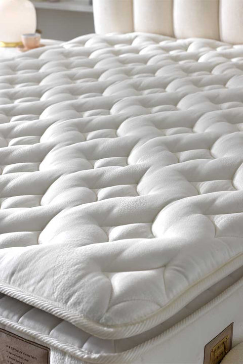 Bambi Vanilla Dream Boxspringbett-Set Viskose Baumwolle Naturfaser 34cm H3