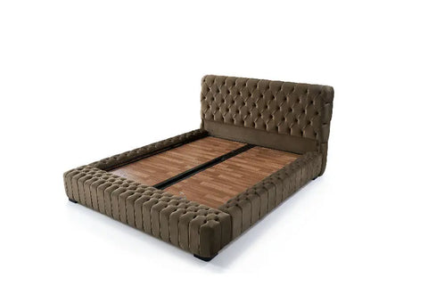 Plumy Boxspringbett Set – Höchster Schlafkomfort mit Gänsefeder-Matratze, Natürlicher Temperaturregulierung und Handgefertigten Luxusmaterialien Schlafsinn