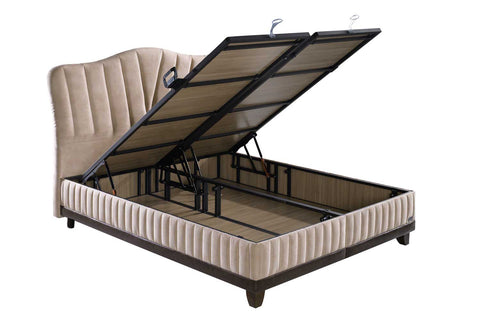 Bambi Thermall Boxspringbett-Set Wärmeregulierung Extra Fest 30cm H4-H5