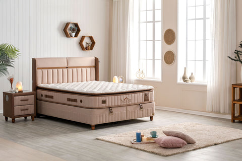 Bambi Biosalt Boxspringbett H3-H4 Orthopädisch Premium Qualität