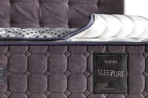 Bambi Sleepure Boxspringbett-Set Waschbarer Bezug Hygiene Fest 31cm H3-H4
