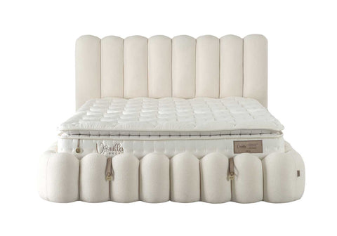 Bambi Vanilla Dream Boxspringbett-Set Viskose Baumwolle Naturfaser 34cm H3