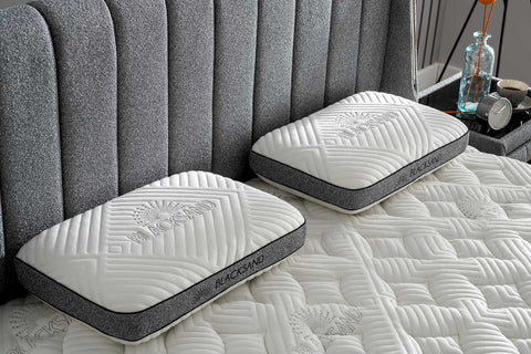 Bambi Boxspringbett Set H4 Blacksand Taschenfederkern 32cm Premium