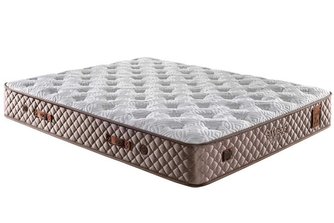 Bambi Bamboo Sleep Boxspringbett-Set H3 Matratze Kopfteil Bettkästen