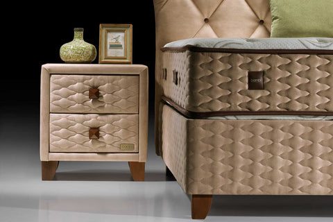 Bambi Freshcell Prime Boxspringbett-Set H3 Nanotechnologie Wendematratze