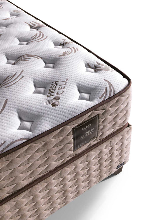 Bambi Freshcell Prime Boxspringbett-Set H3 Nanotechnologie Wendematratze