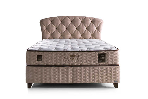 Bambi Freshcell Prime Boxspringbett-Set H3 Nanotechnologie Wendematratze