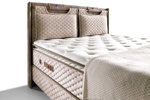 Bambi Magnasand Therapy Boxspringbett-Set Magnetfeld Wellness Sand 30cm H3