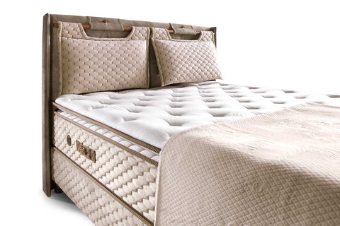 Bambi Magnasand Therapy Boxspringbett-Set Magnetfeld Wellness Sand 30cm H3