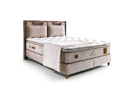 Bambi Magnasand Therapy Boxspringbett-Set Magnetfeld Wellness Sand 30cm H3