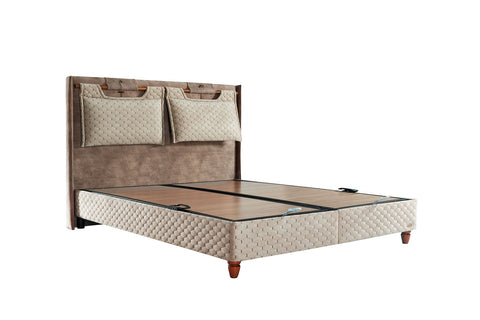 Bambi Magnasand Therapy Boxspringbett-Set Magnetfeld Wellness Sand 30cm H3