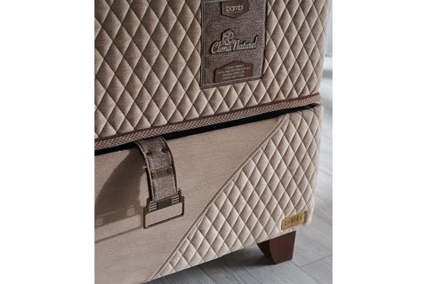 Bambi Clima Naturel Boxspringbett Set H3 Bettkästen Kopfteil Matratze 35cm