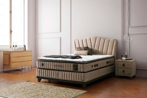 Bambi Thermall Boxspringbett-Set Wärmeregulierung Extra Fest 30cm H4-H5