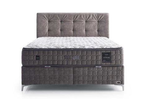 Bambi Sleepure Boxspringbett-Set Waschbarer Bezug Hygiene Fest 31cm H3-H4
