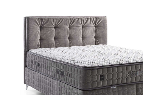 Bambi Sleepure Boxspringbett-Set Waschbarer Bezug Hygiene Fest 31cm H3-H4