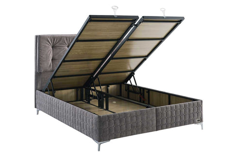 Bambi Sleepure Boxspringbett-Set Waschbarer Bezug Hygiene Fest 31cm H3-H4